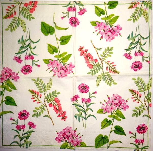090 Blumen Sonstige - 3 lagig (90 blau) - Ihr